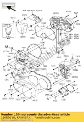 Qui puoi ordinare bullone flangiato, 6x10 vn900b6f da Kawasaki , con numero parte 130R0610: