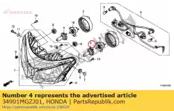 Aquí puede pedir no hay descripción disponible en este momento de Honda , con el número de pieza 34901MGZJ01: