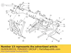 Tutaj możesz zamówić orzech od Piaggio Group , z numerem części GU92630210: