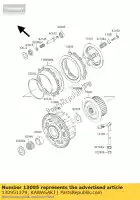 130951379, Kawasaki, housing-comp-clutch kawasaki ZX ninja r 600 6, New