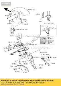 kawasaki 921530589 bolt,flanged,6x14 zr750-j1h - Bottom side