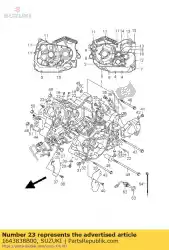 Ici, vous pouvez commander le assiette auprès de Suzuki , avec le numéro de pièce 1643838B00: