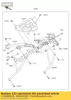 132BB0830, Kawasaki, perno-bridado-pequeño, 8x30 kawasaki vn classic h er6f  f zzr e zx12r ninja b er6n a zx6r j zx9r zxr stinger gpz zx600 g vulcan lt limited d zxr750 zz r600 600 gpz1100 abs eliminator 125 zx 12r 6r 9r zzr600 vn2000 er 6f 6n 2000 650 1200 900 750 1100 , Nuevo