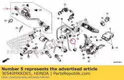 Aqui você pode pedir o comp. Bobina, ignição (lado-1) em Honda , com o número da peça 30540MKKD01: