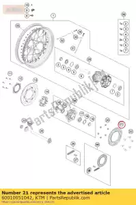 ktm 60010051042 pignone 42-t 03 - Il fondo