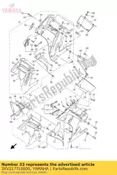 Aquí puede pedir plato, primavera de Yamaha , con el número de pieza 3XV2177L0000: