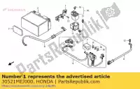 30521MEJ000, Honda, verblijf, st / mg honda cb super four a  f sa cb1300f cb1300 cb1300a cb1300sa 1300 , Nieuw