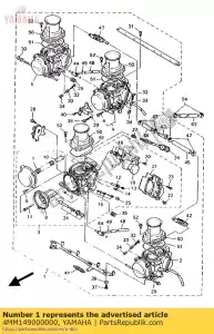 Yamaha 4MM149000000 carburatore assy - Il fondo