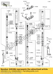 Ici, vous pouvez commander le fourche à ressort, k = 4,5 n auprès de Kawasaki , avec le numéro de pièce 440260114: