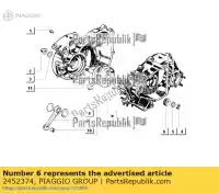 2452374, Piaggio Group, versnelling ape piaggio vespa vin: zapc80000, motor: c000m zapc80000 50 1997 1998 1999 2000 2001 2002 2003 2004 2005 2006 2007 2008 2009 2010 2011 2012 2013 2014 2015 2016 2017 2018 2019 2020 2021 2022, Nieuw