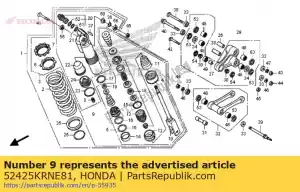 Honda 52425KRNE81 comp. caso, serranda - Il fondo