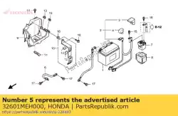 Here you can order the cable,batt earth from Honda, with part number 32601MEH000: