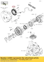 Aqui você pode pedir o estator ej800abf em Kawasaki , com o número da peça 210030112: