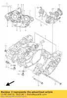 1148136E10, Suzuki, uszczelka, skrzynia korbowa suzuki rm  rm125 125 , Nowy