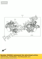 92055Y045, Kawasaki, anello-o kawasaki ninja ex krt edition b j  special a j300 abs 300 , Nuovo