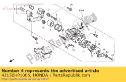 Qui puoi ordinare caliper sub assy., rr. Br da Honda , con numero parte 43150HP1006: