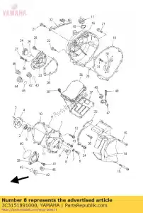 yamaha 3C3151891000 plugue - Lado inferior