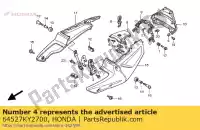 64527KY2700, Honda, moer, clip, 4 mm honda (l) japanese domestic / nc29-100 cbr cg rvf vfr 125 400 750 900 1986 1987 1989 1990 1991 1992 1993 1994 1995 1996 1997 1998 1999, Nieuw