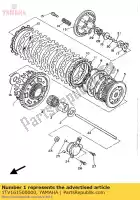 1TV161500000, Yamaha, ingranaggio condotto primario comp. yamaha fz 750, Nuovo