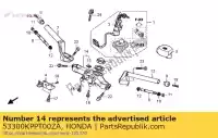 53300KPPT00ZA, Honda, chevalet, fourche * n honda cbr repsol rs  r rw rt cbr125rw cbr125r cbr125rt cbr125rs 125 , Nouveau