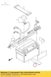 Qui puoi ordinare cuscino, batteria da Suzuki , con numero parte 3365219B00: