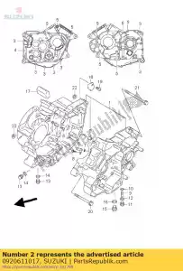 suzuki 0920611017 broche, 11x20 - La partie au fond