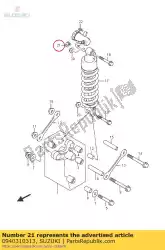 Tutaj możesz zamówić zestaw zacisków od Suzuki , z numerem części 0940310313: