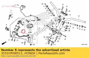 honda 35101MJWD11 comp. de base, contactez - La partie au fond