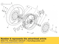 Aprilia 856774, Przednia tarcza hamulcowa, OEM: Aprilia 856774