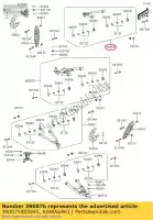 39007Y005945, Kawasaki, arm-susp, fr, upp, lh, noir kvf30 kawasaki  brute force kvf 300 2012 2013 2015 2016 2017 2018 2020 2021, Nouveau