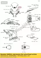 560542014, Kawasaki, marca, pára-brisa, inverno zx1000s kawasaki  zx 1000 2016 2017 2018, Novo