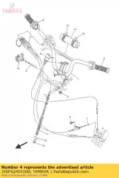 Qui puoi ordinare grip assy da Yamaha , con numero parte 1P6F62401000: