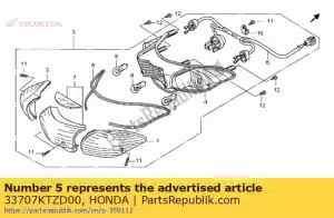 Honda 33707KTZD00 embalagem, lente - Lado inferior