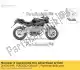 Rechts-links staartkuip sticker rillen Piaggio Group 2H000349