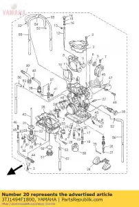 yamaha 3TJ1494F1800 jet (# 78) - Onderkant