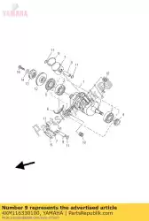 Qui puoi ordinare perno, pistone da Yamaha , con numero parte 4XM116330100: