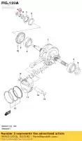 0926212016, Suzuki, Rodamiento de bolas 12 suzuki  an 250 400 2005 2006 2007 2008 2009 2010 2011 2012 2014 2015 2016 2018 2019, Nuevo