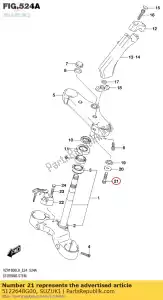 suzuki 5122648G00 bolt - Bottom side