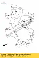 1785123H00, Suzuki, tuyau, radiateur i suzuki gsx 1300 2008 2009 2010, Nouveau