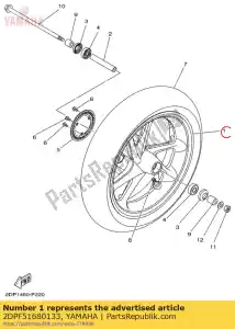 yamaha 2DPF51680133 cast wheel, front yb for mnm3, mdrm3 - Bottom side