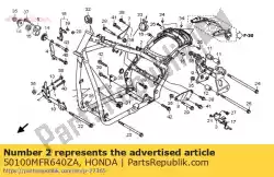 Ici, vous pouvez commander le aucune description disponible pour le moment auprès de Honda , avec le numéro de pièce 50100MFR640ZA: