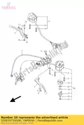 Tutaj możesz zamówić w?? Cznik, uchwyt 4 od Yamaha , z numerem części 5JX839720000: