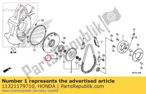 Honda 11321179710 pl.,oil separate - Bottom side