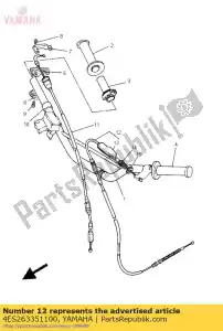 yamaha 4ES263351100 kabel, koppeling - Onderkant