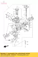 5KM149010000, Yamaha, carburador assy 1 yamaha yfm 660 2002, Novo