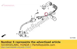 Aquí puede pedir no hay descripción disponible en este momento de Honda , con el número de pieza 32100GELA80: