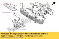 33954MN5003, Honda, czapka a honda gl 1500 1988 1989 1990 1991 1992 1993 1994 1995 1996 1997 1999 2000, Nowy