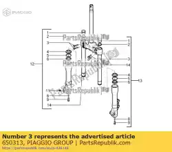 Tutaj możesz zamówić wkr? T od Piaggio Group , z numerem części 650313: