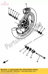 Tutaj możesz zamówić odlewane ko? O, przód od Yamaha , z numerem części 29L251680098: