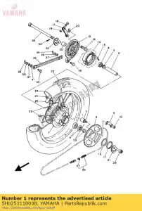 Yamaha 5H0253110038 piasta, ty? - Dół